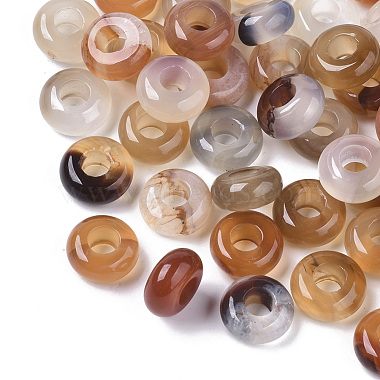 10mm Donut Carnelian Beads