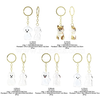 Iron Plastic Keychains(KEYC-FZC0001-001B-G)-4