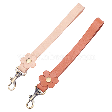 Mixed Color Leather Bag Handles