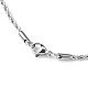 304 Stainless Steel Necklaces(NJEW-H005)-2