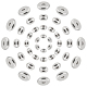 perles d'espacement en acier inoxydable unicraftale 304(STAS-UN0010-19)-1
