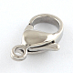 Polished 316 Surgical Stainless Steel Lobster Claw Clasps(STAS-R072-11)-2
