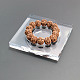Square Transparent Acrylic Single Bracelet/Bangle Display Tray(BDIS-I003-01A)-1