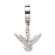 Stainless Steel Eagle Dangle Hoop Earrings(EJEW-G286-04P)-2
