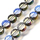 Electroplated Transparent Glass Beads Strands(GL-CBA98F0-06B-05)-1