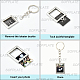 Zinc Alloy Pendant Keychain(KEYC-SP0001-50)-3