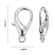 Platinum Plated Zinc Alloy Lobster Claw Clasps(X-E107-P-NF)-4