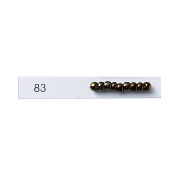TOHO Round Seed Beads, Japanese Seed Beads, (83) Metallic Iris Brown, 11/0, 2.2mm, Hole: 0.8mm, about 50000pcs/pound
