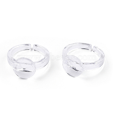 Transparent Acrylic Open Cuff Ring Components(TACR-ZX018-10A)-5
