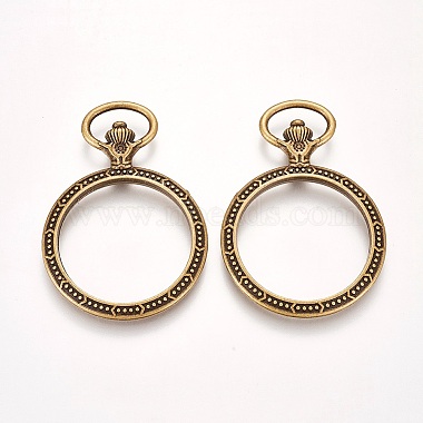 Antique Bronze Ring Alloy Big Pendants