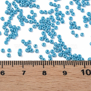 11/0 Czech Opaque Glass Seed Beads(SEED-N004-003B-16)-6
