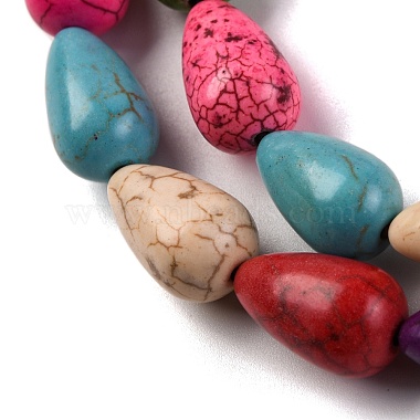 Synthetic Turquoise Beads Strands(G-C147-23A)-2