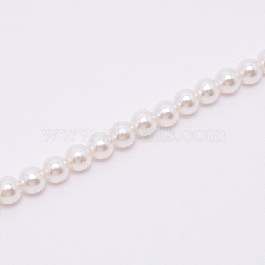 White Acrylic Round Beads Bag Handles(FIND-TAC0006-24C-02)-2