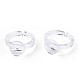 Transparent Acrylic Open Cuff Ring Components(TACR-ZX018-10A)-5