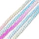 Transparent Gradient Color Glass Beads Strands(GLAA-H021-01A-19)-2