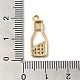 Brass Micro Pave Cubic Zirconia Pendants(KK-F865-21G)-3