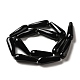 Black Onyx Beads Strands(G-E039-FD1-30x10mm)-4
