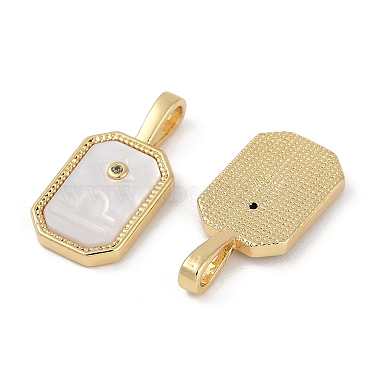 Placage de crémaillère en laiton micro pavé pendentifs en zircone cubique(KK-U032-90G-05)-2