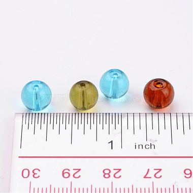 Mixed Color Round Glass Beads(X-GR8mm)-4