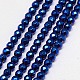 Electroplate Non-magnetic Synthetic Hematite Beads Strands(G-J169B-3mm-03)-1