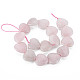 Chapelets de perles en quartz rose naturel(G-S359-342)-2