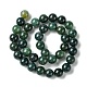 Natural Moss Agate Beads Strands(X-GSR10mmC001)-4