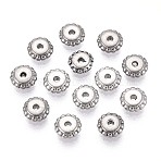 Non-Tarnish 304 Stainless Steel Disc Beads, Flower, Stainless Steel Color, 5x2mm, Hole: 1.4mm(STAS-P319-14A-P)