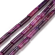 Natural Kunzite Beads Strands, Column, Purple, 13x4mm, Hole: 1mm, about 31pcs/strand, 15.75 inch(40cm)(X-G-G852-04)