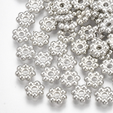 7mm Flower Plastic Spacer Beads