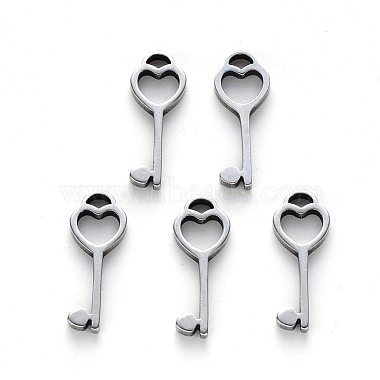 Stainless Steel Color Key Stainless Steel Charms