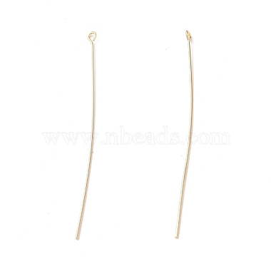 7cm Real 18K Gold Plated Brass Eye Pins