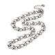 Handmade 304 Stainless Steel Necklaces(NJEW-Q333-02C-01)-1