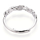 925 Sterling Silver Adjustable Ring Settings(STER-T007-06P)-3