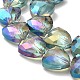 Electroplate Crystal Glass Triangle Beads Strands(EGLA-F068-M)-3