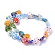 Heart Handmade Millefiori Glass Beads Strands(LK-R004-68)-2