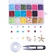 15 couleurs de perles d'argile polymère faites à la main écologiques(DIY-JP0005-47-4mm)-1