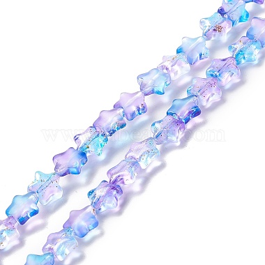 Perles en verre transparentes(GLAA-F112-04A)-2