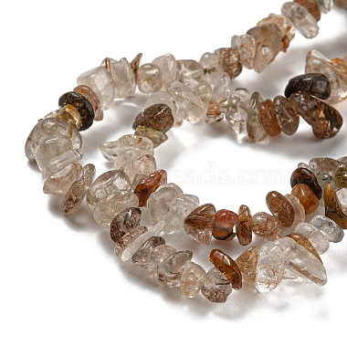 naturelles quartz rutile brins de perles(G-M205-92)-3