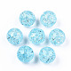 Transparent Crackle Acrylic Round Beads Strands(X-CCG-R002-12mm-04)-2