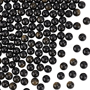 2 Strands Natural Golden Sheen Obsidian Beads Strands, Round, 6mm, Hole: 1mm, about 61pcs/strand, 15.2 inch(G-OC0004-98B)