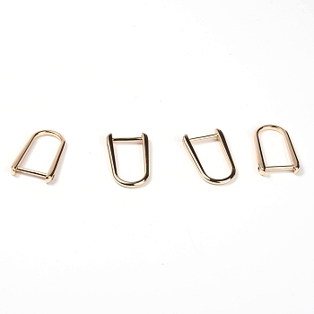 Alloy Bag Ring, for Bag Replacement Accessories, Cadmium Free & Lead Free, Light Gold, 4.4x2.6x0.5cm