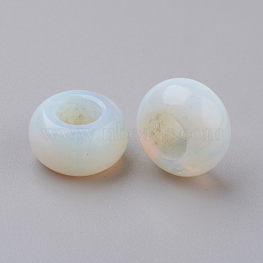 Perles européennes en opalite synthétique(X-G-G740-12x6mm-20)-2