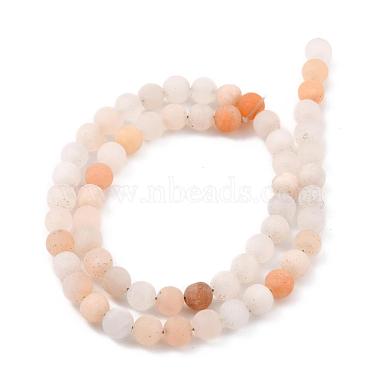 Natural Pink Aventurine Beads Strands(G-Q462-6mm-13)-7