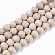 Undyed & Natural Wood Beads Strands(WOOD-T024-036)-1