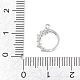 Brass Micro Pave Clear Cubic Zirconia Pendants(KK-D225-14P-01)-3