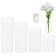 benecreat 4pcs 4 styles ornements de vase en verre colonne(GLAA-BC0001-23)-1