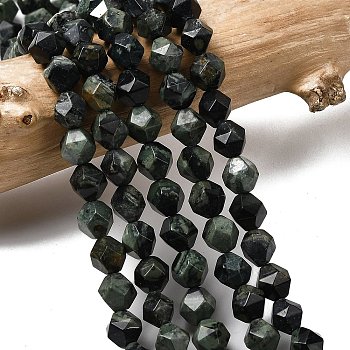 Natural Kambaba Jasper Beads Strands, Star Cut Round Beads, Faceted, 5~6x5~6x5~6mm, Hole: 1~1.2mm, about 64~68pcs/strand, 14.80''~15.04''(37.6~38.2cm)
