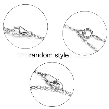 bracelets multi-rangs en argent sterling plaqué rhodium Shegrace 925(JB552A)-7
