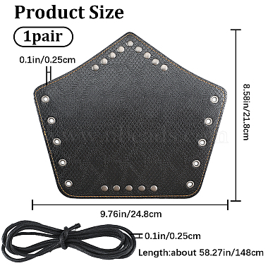 Adjustable Imitation Leather Cord Bracelet(AJEW-WH0342-91A)-2
