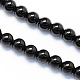 Round Natural Black Onyx Stone Beads Strands(X-G-S119-8mm)-1